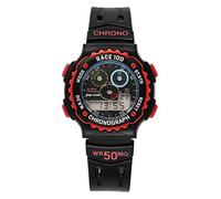 Digi-Tech Orologio Digitale Quarzo Uomo con Cinturino in caucciú DT102913