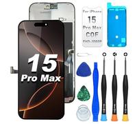 DIGI4U Schermo LCD per iPhone 15 Pro Max, schermo Full HD Face ID True Tone da 6,7 pollici per iPhone 15 Pro Max Display Digitizer Assembly, con strumenti di riparazione per iPhone 15 Pro Max LCD