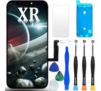 DIGI4U Schermo LCD per iPhone XR da 6,1 pollici, 3D Touch Retina per iPhone XR Touch Display Digitizer Assembly con strumenti di riparazione per iPhone LCD (A1984, A2105, A2106, A2107, A2108)