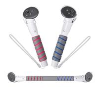 Digicharge Attacco maniglia 3 in 1 compatibile con accessori Meta Quest 3S / 3S Xbox ed/Quest 3 Oculus, maniglie Beat Saber Bastoni, impugnatura di estensione per controller VR Gorilla Tag Golf Club