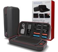 Digicharge Carrying Case for Switch 2 & Accessories - Hard Carry Cover Portable Protective Travel Shell Pouch for Nintendo Switch 2 (2025) with Dedicated Joy-Con 2, Strap and Adapter Storage