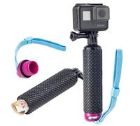 Digicharge Impugnatura Galleggiante Impermeabile Per GoPro Lit Hero Hero13 13 Max 2 Hero12 12 /DJI OSMO Action 5 Pro 4 / Insta360 One/Akaso Action Camera Float con Spazio Interno Impermeabile, Viola