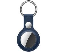 Digicharge Pelle PU Custodia Portatile per AirTags Tracker, Compatibile con AirTag per Collare per Cani/Gatto, Borsa, Chiavi, ecc. Antigraffio Case Cover con Portachiavi, Scelta della quantità/colore