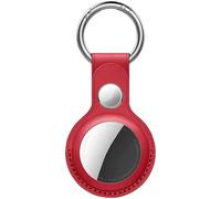 Digicharge Pelle PU Custodia Portatile per AirTags Tracker, Compatibile con AirTag per Collare per Cani/Gatto, Borsa, Chiavi, ecc. Antigraffio Case Cover con Portachiavi, Scelta della quantità/colore