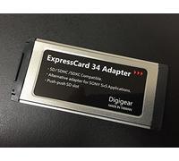 Digigear SD/SDHC/SDXC to ExpressCard Adapter/lettore per Sony SxS Pro di applicazione/computer fino a TB (supporto da 8 MB a 32 & 64 GB)