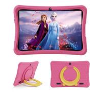 DigiLand Tablet 10,1 Pollici per Bambini, Android 15 Tablets con Custodia Protettiva,6+32GB, Schermo IPS 1280*800, Doppia Fotocamera 2MP+5MP, 6000 mAh Tablett con Controllo Genitoriale e iWawa (Rosa)