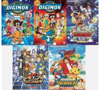 Digimon Adventure 1-5 (5 cofanetti) DVD anime [spedizione veloce] [sub inglese]