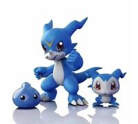 Digimon Adventure Action Figure V-mon Chibimon Gomamon 3x1 Veemon Set Toys ✨