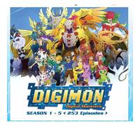Digimon Digital Monsters Complete Boxset (Stagione 1-5) DVD Serie TV Doppiata