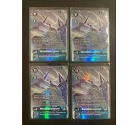 DIGIMON TCG 4x METALGARURUMON BT17-027 Set PB19 PB-19 ENG ENGLISH READY TO SHIP