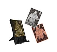 Digiplate Assassin's Creed Pacchetto Iniziale - Tre Piatti da Collezione in Metallo e Supporto Telefono, Oggetti da Collezione da Gioco Digitalmente Interattivi con Supporto per Carte Intercambiabile