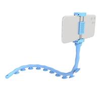 DigiPower Octopus EU-DP-SCH-BL - Supporto flessibile per smartphone con ventose, 51 cm, universale, con presa ottimale su superfici lisce, colore: Azzurro