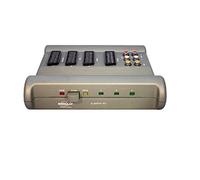 Digiquest AV010 Selettore Audio/Video Multiscart Automatico 3 In 1 Out | Switch SCART con Uscita RCA, Compatibile RGB, S-Video e Videocomposito | Per TV, DVD, VCR, Console e Decoder