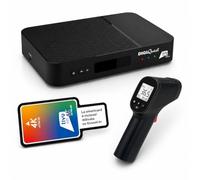 DIGIQUEST AX3_tivùsat UNIVERSALE con Termometro Laser incluso |COMBO 4K con Triplo Tuner DVB-T2 HEVC Main10,DVB-S2 Powered by Android TV™ |Controllo vocale |Google Cast™ |Smartcard tivùsat Inclusa