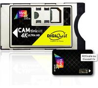 Digiquest Cam Tivùsat 4K Ultra HD Modulo di accesso condizionato (CAM + Scheda T