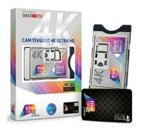 Digiquest CAM Tivùsat 4K Ultra HD con Smartcard Inclusa Senza Abbonamento