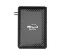 DIGIQUEST Decoder tivùsat RetroTV MICROSAT, DVB-S2 HEVC H265 |AUTOINSTALLANTE | Telecomando 2in1 | SIMcard Tivùsat inclusa | HDR10 /HLG | Funzione di registrazione attivabile | Merlin