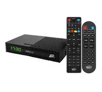 DIGIQUEST Decoder Tivùsat Ti9, DVB-S2 | AUTO INSTALLANTE | Doppio Telecomando 2 in 1 di cui uno con tasti grandi | smartcard Tivùsat inclusa | HDR |Funzione di registrazione attivabile |Tasto SOS