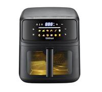 DIGIQUEST Dorotea10 - Friggitrice ad Aria 10L con Doppia Resistenza | 2100W | 12 Programmi Automatici | Funzione Keep Warm | Accensione Ritardata fino a 12h | Display Touch e Finestra Trasparente