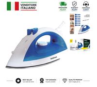 DIGIQUEST Ferro da Stiro a Vapore , Piastra in Acciaio Inox, 2000W, Termostat...