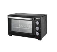 DIGIQUEST Forno Elettrico Statico 25 Litri, 1600 W, Timer 60 min, Spegnimento Automatico e Illuminazione interna, Doppio vetro temperato resistente al calore, Conforme alle nuove normative CE A13/EK1