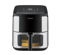DIGIQUEST Friggitrice ad Aria 8L DOROTEA8 | 1600-1800W | Finestra Trasparente | Display Touch | 8 Programmi | Cestello Antiaderente | Cottura ad aria 360° | Facile da pulire