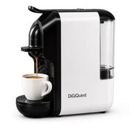 DIGIQUEST Macchina da caffè COFFY WHITE 3in1 compatibile con Nespresso®, Dolce Gusto® e A Modo Mio® | Caffè corto e lungo | Potenza1450 W | 0,6 Litri | 19 Bar | Limited edition