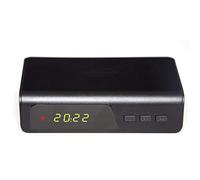 Digiquest Mini Decoder Digitale Terrestre XSD2.1,DVB-T2, Full HD | Telecomando 2 in 1, Funzione CEC, Lettore USB Multimediale, Alimentatore 12V per TV, Camper e Barche
