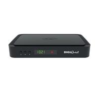 DIGIQUEST Decoder tivùsat COMBO 4K Q99 | Ricevitore satellitare HEVC Main 10 HbbTV, doppio tuner | Funzione di registrazione attivabile | Mediaplayer, Telecomando 2 in 1 | Smartcard tivùsat inclusa