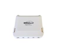 Digiquest - Scatola protettiva Impianti antenna TV per Miscelatore e/o Amplificatore da palo con fascetta a strappo per il fissaggio direttamente sul palo dell'antenna dim. 107x103x55mm