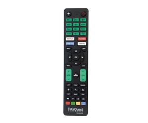 Digiquest Telecomando ALAD1N0 Universale pronto all’uso per tv SAMSUNG,LG,SONY,PHILIPS,PANASONIC, TELEFUNKEN o programmabile per altri brand | Tasti fluorescenti e dedicati alle piattaforme streaming