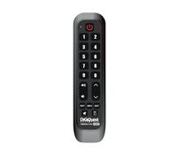 DIGIQUEST Telecomando Universale EASY CLICK per tutte le TV - Semplice e Intuiti