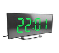 Digital Alarm Clock - LED High-Brightness Display, Easy-to-Read Time Management Tool | Compact Electronic Clock With Adjustable Brightness, Reliable Timekeeping Accessory For Teens Boys Girls Students