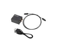 Digital-analog Audio Converter, Adapter with Optical Audio Cable, Toslink / Fiber Spdif To Rca
