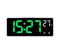 Digital ANCH CLOCK - Orologio da snooze desktop con aiuti per il sonno e display di temperatura per camera da letto, studio, bambini, adulti, dormienti pesanti, tavolo, comodino e uso del dormitorio,
