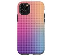Digital Aura Gradient Pink Orange Purple Pixel Energy Design Custodia per iPhone 11 Pro