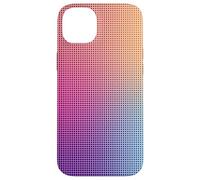 Digital Aura Gradient Pink Orange Purple Pixel Energy Design Custodia per iPhone 14 Plus