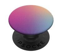 Digital Aura Gradient Pink Orange Purple Pixel Energy Design PopSockets PopGrip Adesivo