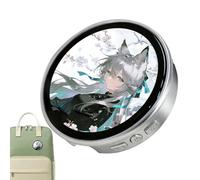 Digital Badge - 500 mAh Smart Pin | Digital Badge Photo Video Screen With App Control, 1.85 Inch HD Touchscreen Pixel Button For Cosplay, 1 pezzo, DIY Display, Se référer au descriptif,