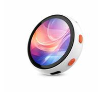 Digital Badge Pin with AI Chat, 1.8" Touch Screen Custom Photo Video GIF Display, Smart Electronic Badge for Gifts, Events, Conventions, Trade Shows, Backpack Jacket Lanyard