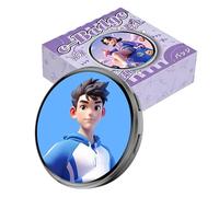 Digital Badge - Rechargeable Touch Screen Photo Display Button | Digital Display Badge for Business, Workplace, Convention, Fan Meeting, Exhibition, Trade or Show Use