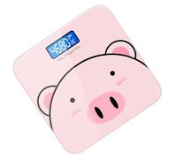 Digital Bathroom Scale - USB Rechargeable Smart Cartoon Body Weight Scale | Accurate Automatic Weighing | Fun Men Women Kids Home Scales