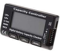 Digital Battery Capacity Tester, Batteria Capacità di Tensione del Tester di Controllo con Display LCD per LiPo Life Li-ion NiMH Batteria