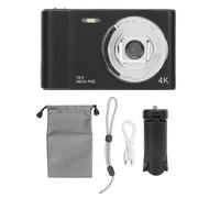 Digital Camera 4K Registrazione HD da 50 MP POTO 8X Zoom Compact Portable Portable Retro Style ricaricabile per bambini Principianti Traveling Home School (Nessuna scheda di memoria)