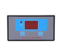 Digital Charge Control Module, Battery Charge Controller with Power Off Memory Function, 12V 20A Over Voltage Protection PCB Board in Rugged ABS Housing for Solar RV Marine Systems