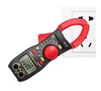 Digital Clamp Meter, Smart Clamp-On Multimeter 500A, Electrician Tools, 7.28 Inches, AC Current Live Wire Test, Amp Tester, AC/DC Voltage Measurement, NCV Function, Durable Accurate Device for Adults