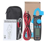 Digital Clamp Multimeter, True RMS Auto Range 6000 Count AC/DC Voltage Current Resistance Temperature Tester with LoZ Function for Home Automotive Electrical Diagnostics