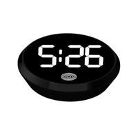 Digital Clock - 4,6 cm LED Electronic Clock | Round Lega Touch Luminous Creative Display | Car Dashboard Time Display, Splash Resistant | Modern Fashionable Home Office Gift, NumberDisplay