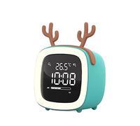 Digital Clock Digital Digital Clock ANCHE ANCHIO ANCHIO, SARIA SARICA SCARICARE, ricaricabile, Ornamenti di decorazioni per la casa Regalo per la sveglia digitale per bambini (colore: BLU) YYuan