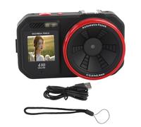Digital Compact Camera, 4K 64MP 18X Digital Zoom AutoFocus con Doppio Schermo per Selfie Vlog Point e Fotocamera Spara JPG/MOV per la Fotografia di Viaggio Scolastica (BLACK)